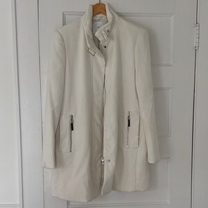 Mango Cream Blazer Coat